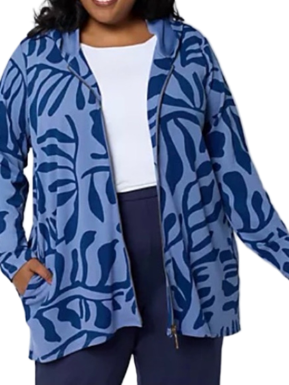 170. NWT WOMENS SUSAN GRAVER 1X DETAIL JACKET